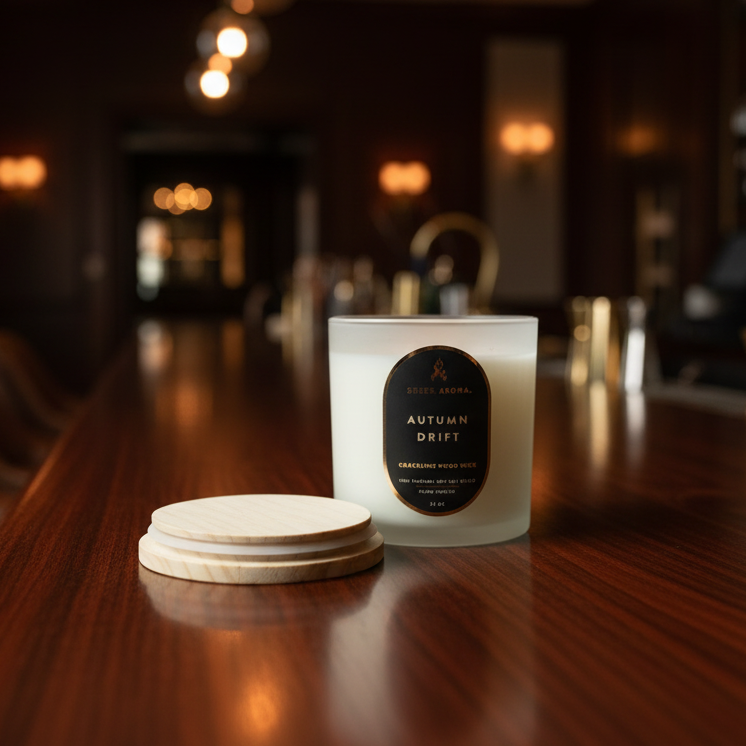 Autumn Drift Scented Candle – 24 oz [Seasonal Limited]