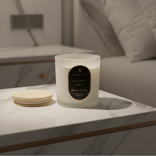 CANDEL SANDALWOOD + CEDAR 24 OZ WHITE