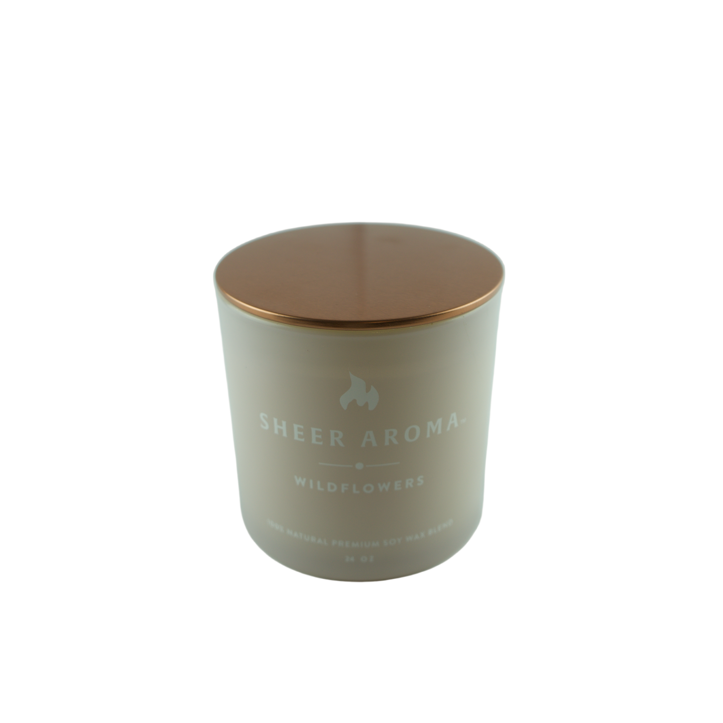 Sheer Aroma + Wildflower Soy Candle – 24 oz