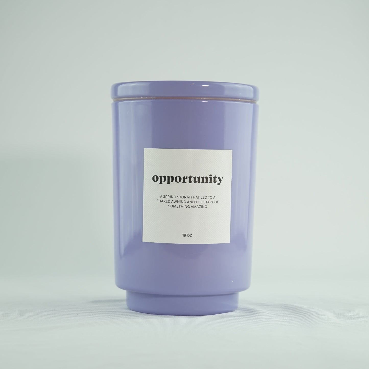 OPPORTUNITY - Sunlit Citron Jar Candle 19 Oz [Purple]