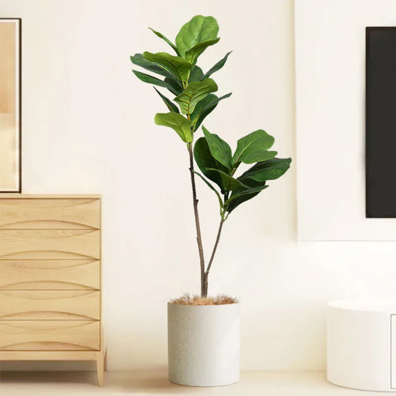 Dlight Decor 132cm Ficus Tree with Tropical Rubber Leaves